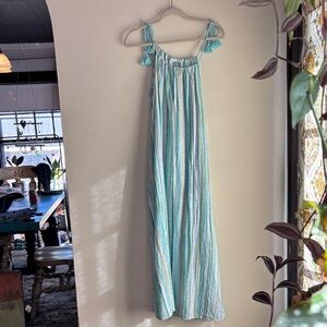 Time and Tru Multicolor Striped Dress